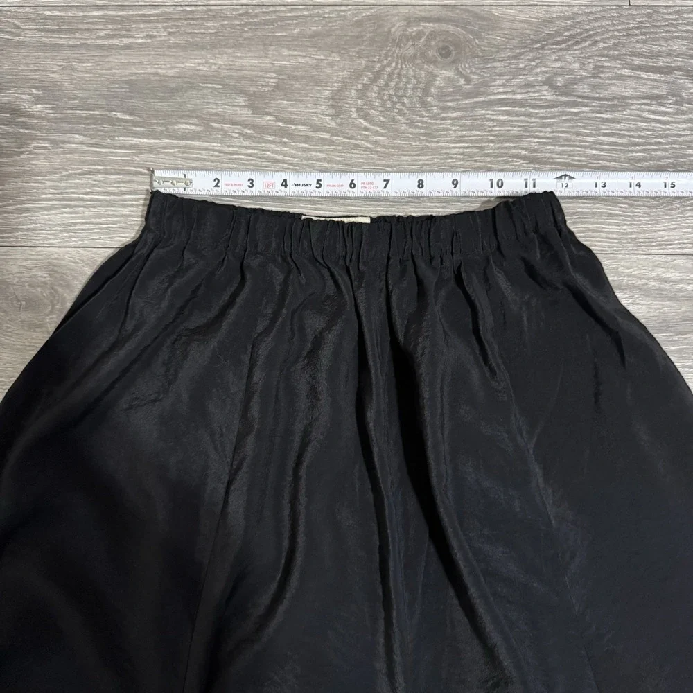 Denim & Supply Ralph Lauren‎ Black Rare Bohemian Maxi Retro Ruffled Skirt Sz S
